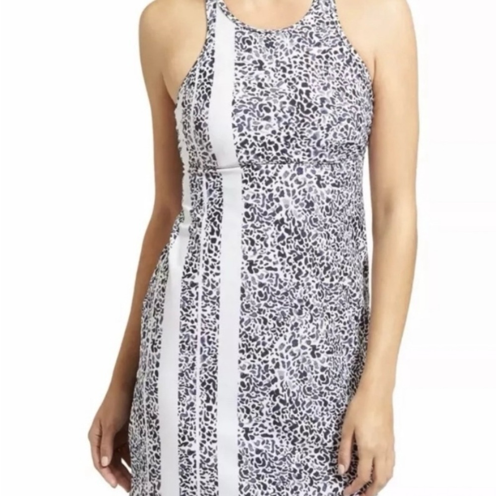 Athleta Black and White Swim  Dress